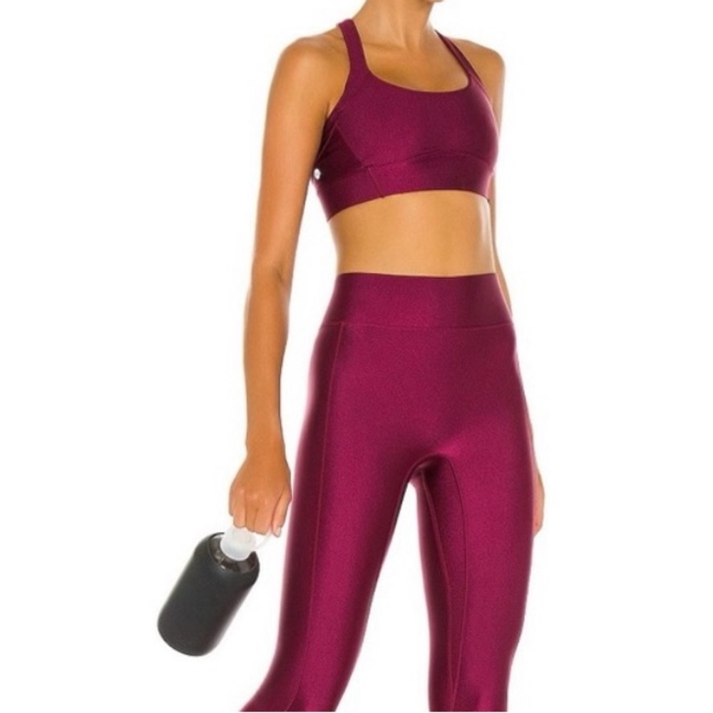 All Access Bandier Burgundy Sports Bra
